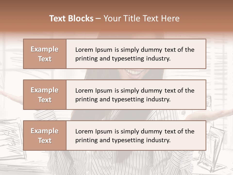 Cheerful Think Thoughtful PowerPoint Template