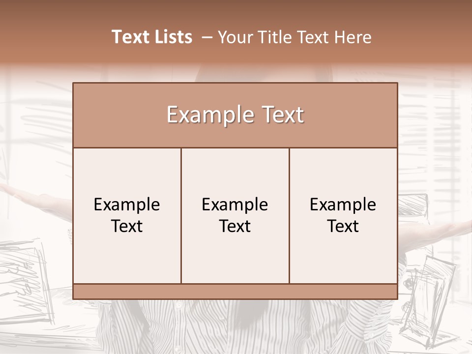 Cheerful Think Thoughtful PowerPoint Template