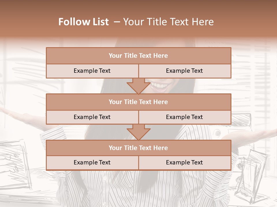 Cheerful Think Thoughtful PowerPoint Template