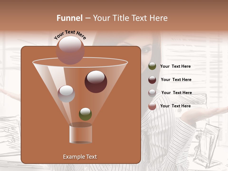 Cheerful Think Thoughtful PowerPoint Template