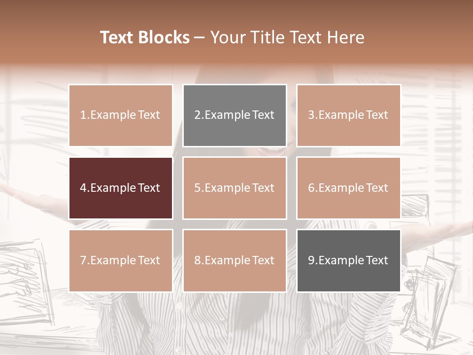 Cheerful Think Thoughtful PowerPoint Template