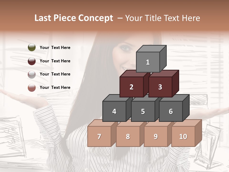 Cheerful Think Thoughtful PowerPoint Template