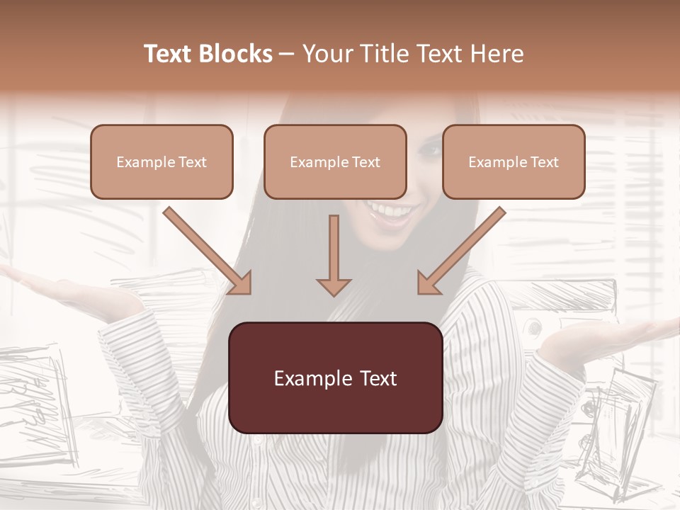 Cheerful Think Thoughtful PowerPoint Template