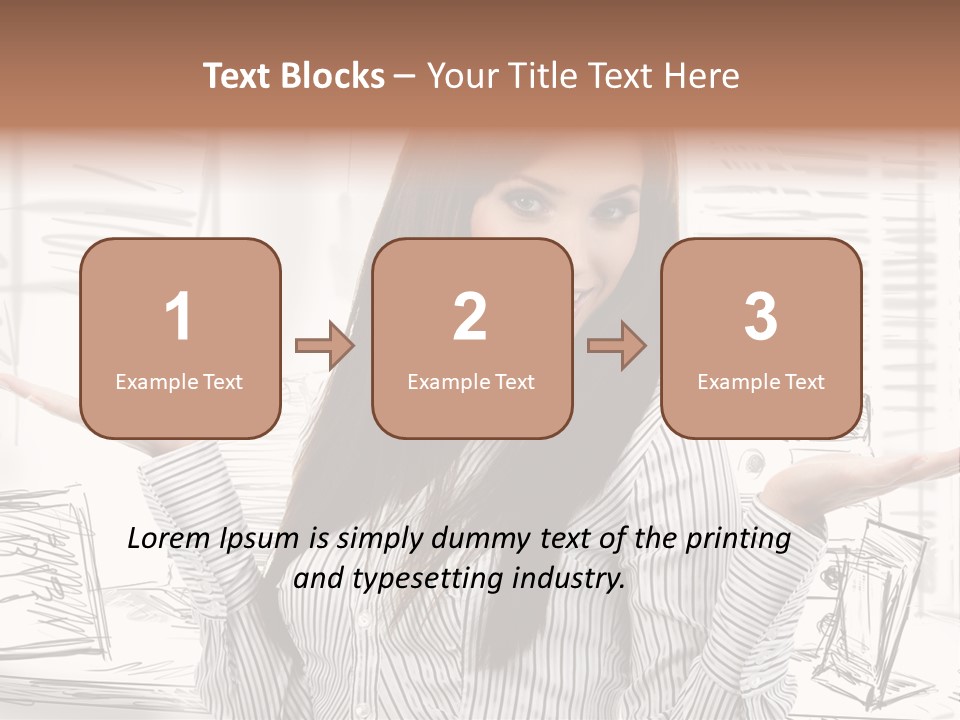 Cheerful Think Thoughtful PowerPoint Template
