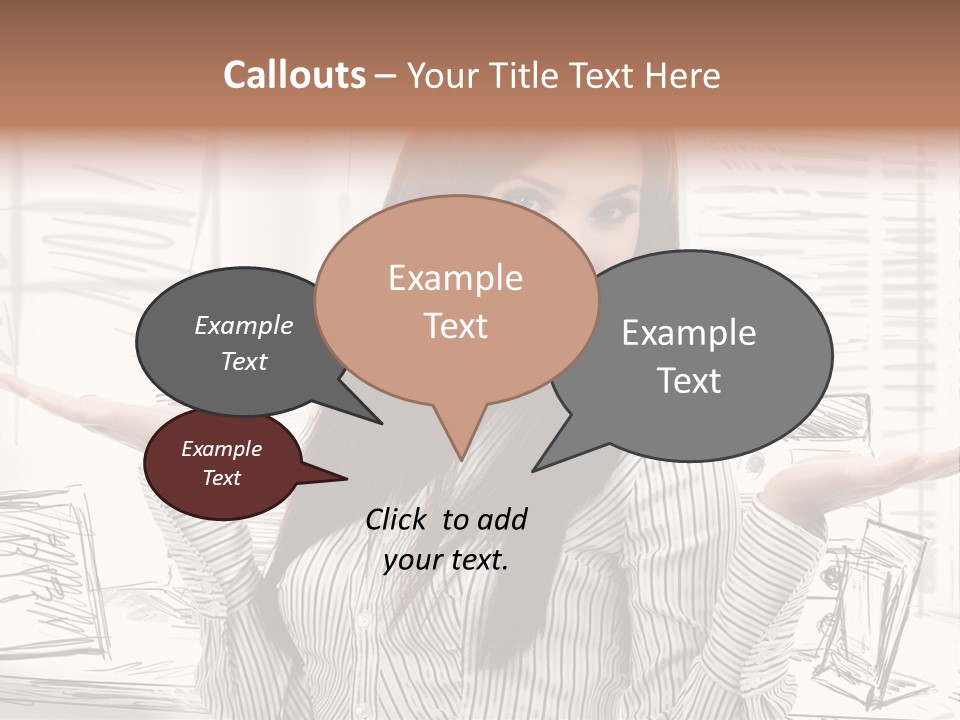 Cheerful Think Thoughtful PowerPoint Template