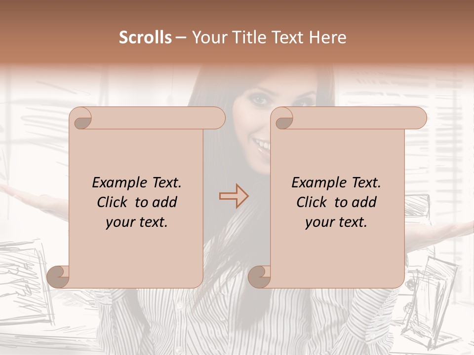 Cheerful Think Thoughtful PowerPoint Template