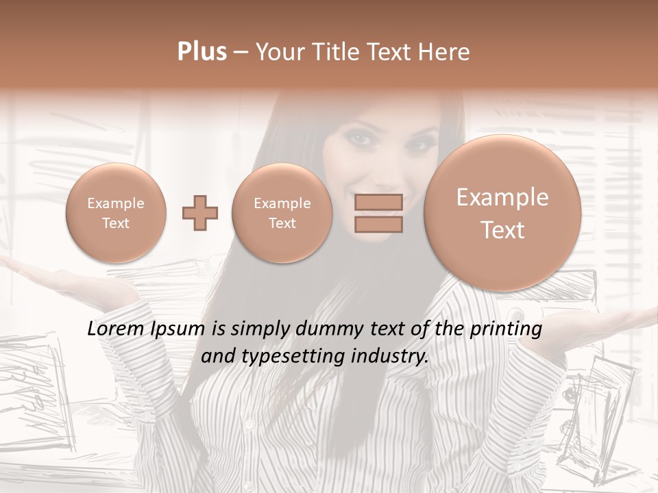 Cheerful Think Thoughtful PowerPoint Template