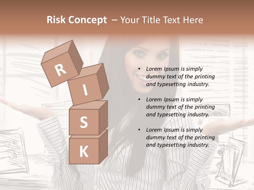 Cheerful Think Thoughtful PowerPoint Template