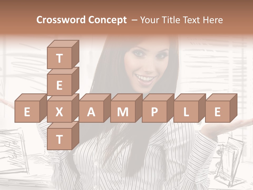 Cheerful Think Thoughtful PowerPoint Template