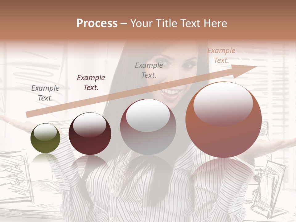 Cheerful Think Thoughtful PowerPoint Template