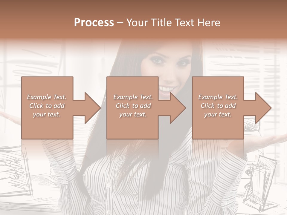 Cheerful Think Thoughtful PowerPoint Template