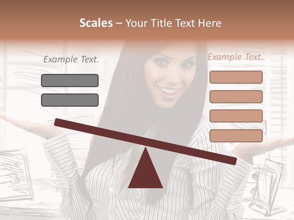 Cheerful Think Thoughtful PowerPoint Template