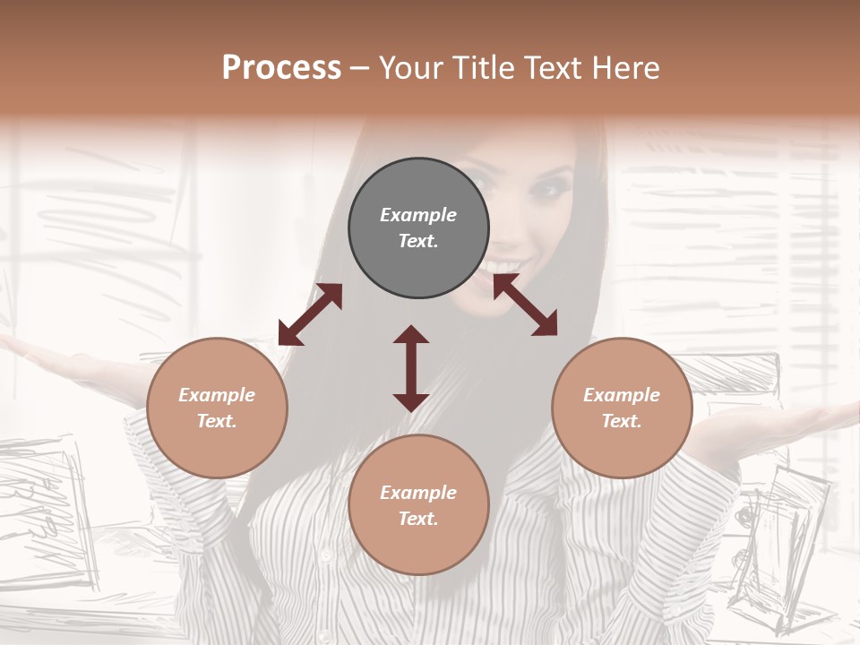 Cheerful Think Thoughtful PowerPoint Template