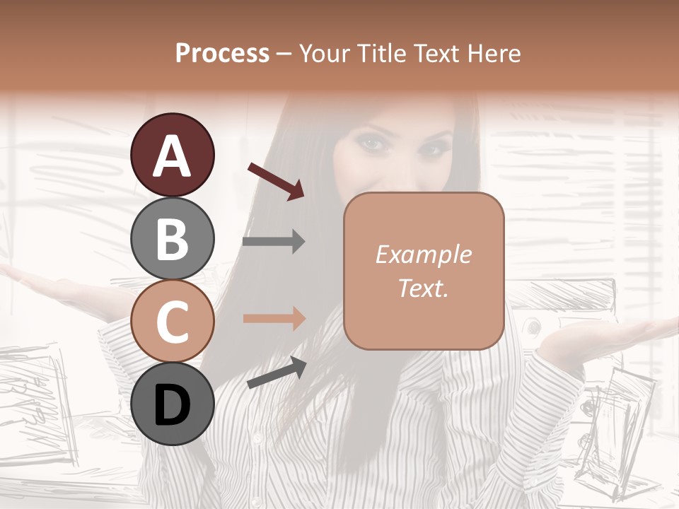 Cheerful Think Thoughtful PowerPoint Template