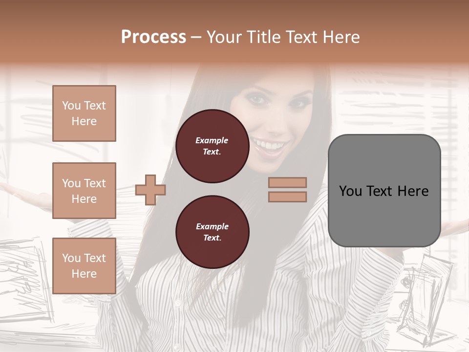 Cheerful Think Thoughtful PowerPoint Template