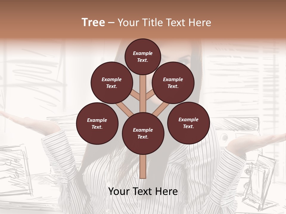 Cheerful Think Thoughtful PowerPoint Template