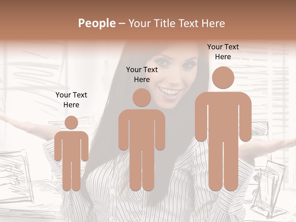 Cheerful Think Thoughtful PowerPoint Template