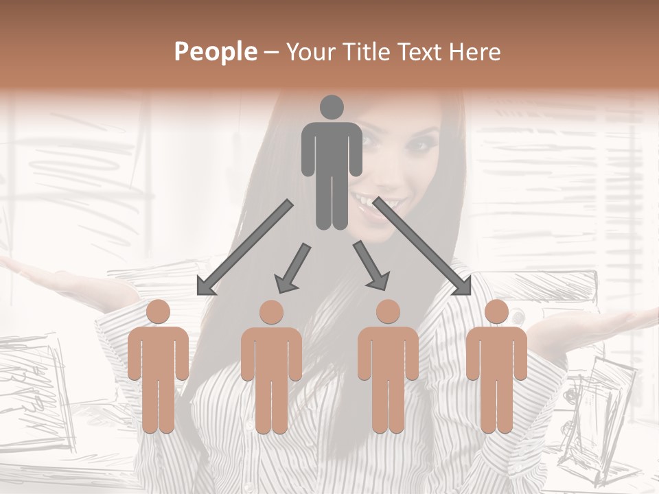 Cheerful Think Thoughtful PowerPoint Template