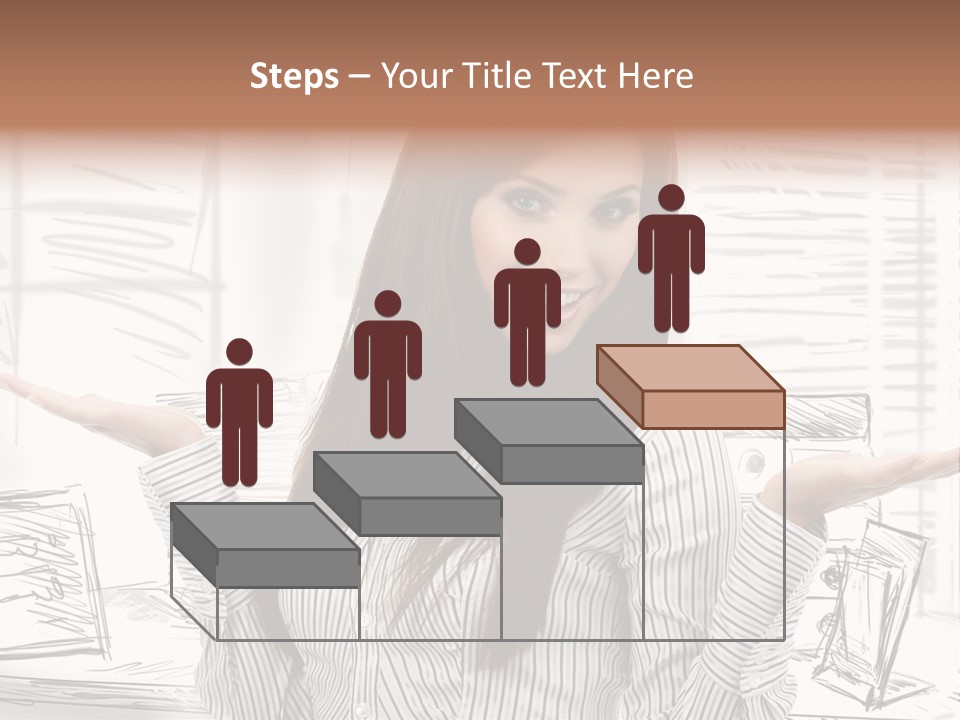 Cheerful Think Thoughtful PowerPoint Template