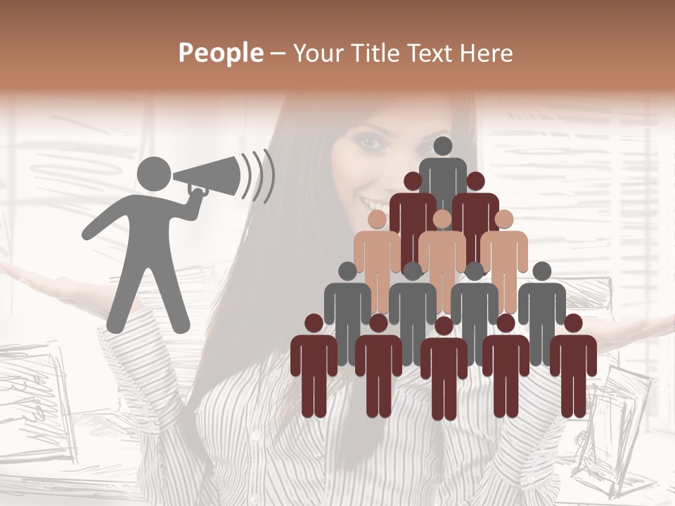 Cheerful Think Thoughtful PowerPoint Template