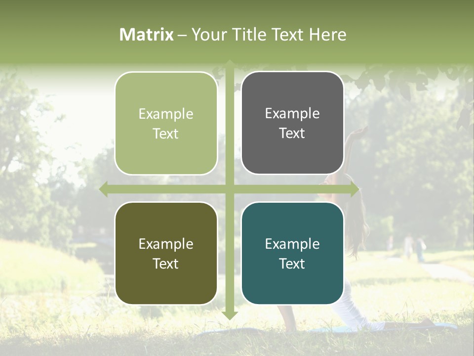 Yoga Lifestyle Meditation PowerPoint Template