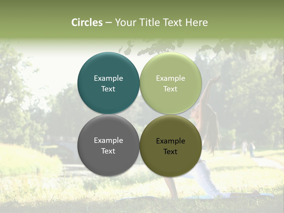 Yoga Lifestyle Meditation PowerPoint Template