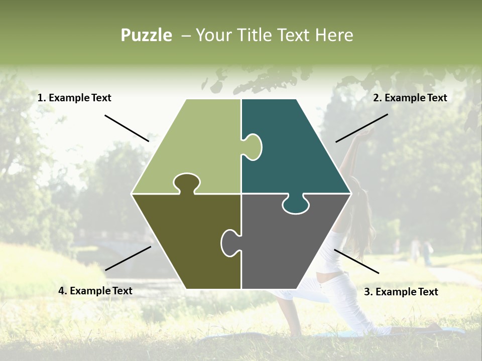 Yoga Lifestyle Meditation PowerPoint Template