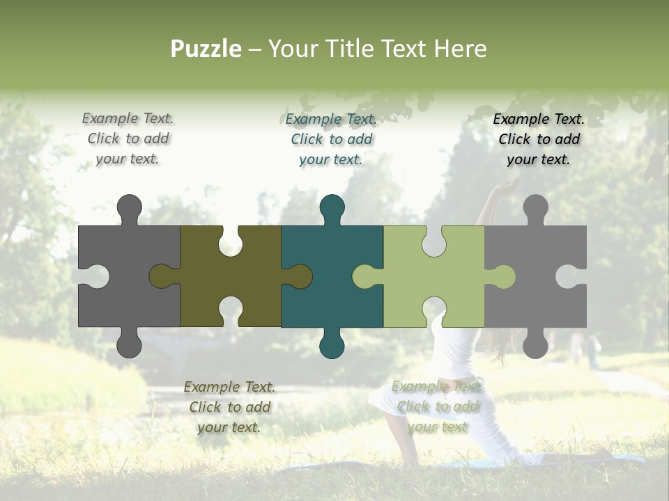 Yoga Lifestyle Meditation PowerPoint Template