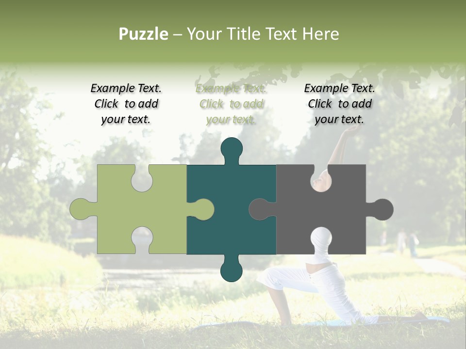 Yoga Lifestyle Meditation PowerPoint Template