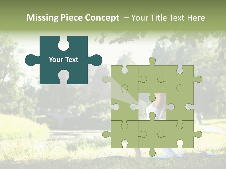 Yoga Lifestyle Meditation PowerPoint Template