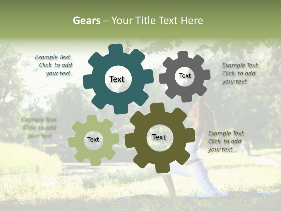 Yoga Lifestyle Meditation PowerPoint Template