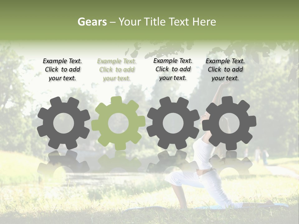 Yoga Lifestyle Meditation PowerPoint Template