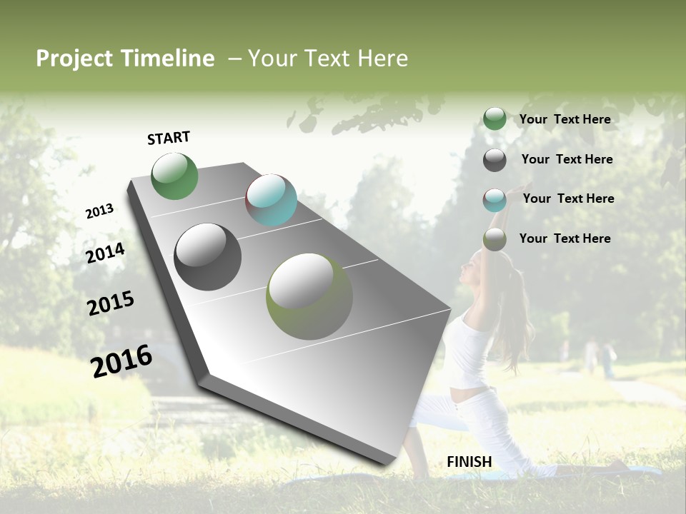 Yoga Lifestyle Meditation PowerPoint Template