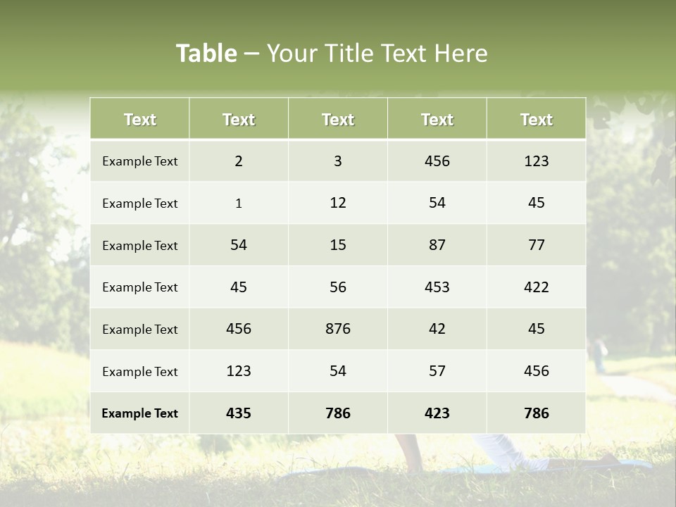 Yoga Lifestyle Meditation PowerPoint Template