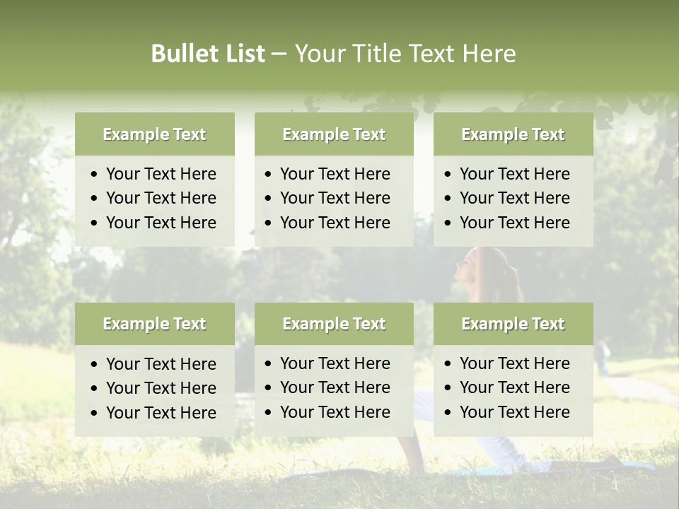 Yoga Lifestyle Meditation PowerPoint Template
