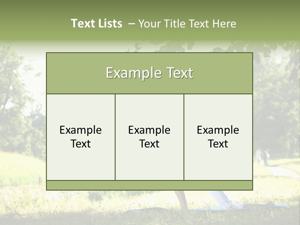 Yoga Lifestyle Meditation PowerPoint Template