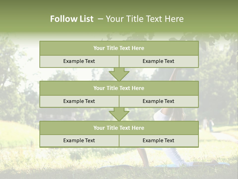 Yoga Lifestyle Meditation PowerPoint Template