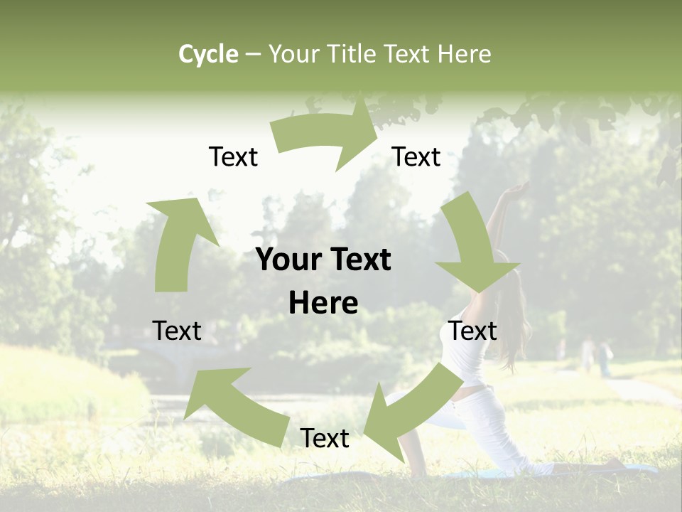 Yoga Lifestyle Meditation PowerPoint Template