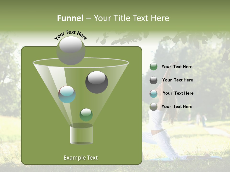 Yoga Lifestyle Meditation PowerPoint Template