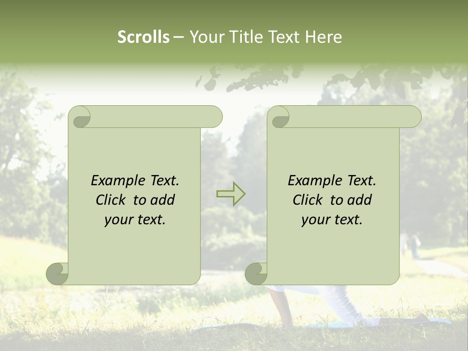 Yoga Lifestyle Meditation PowerPoint Template