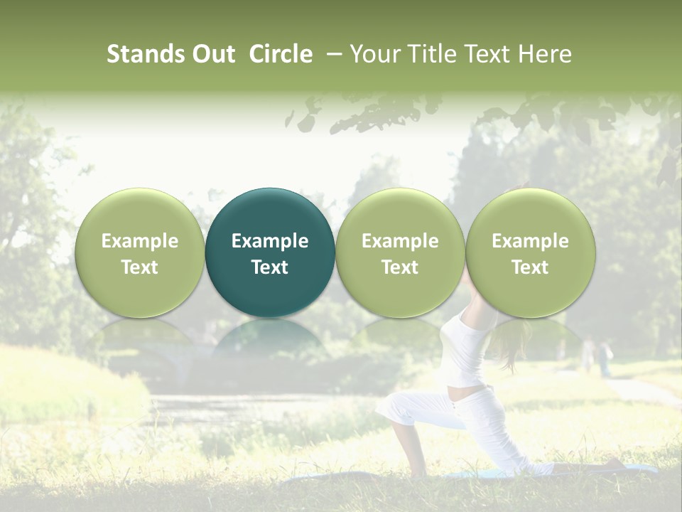 Yoga Lifestyle Meditation PowerPoint Template