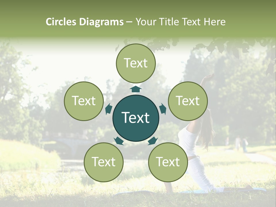 Yoga Lifestyle Meditation PowerPoint Template