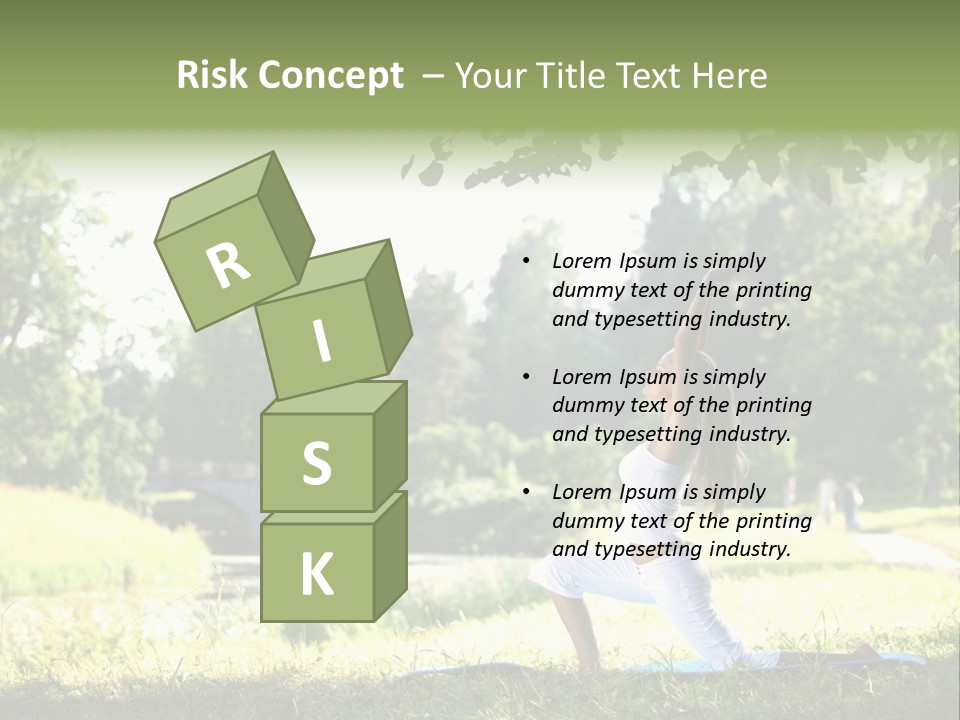 Yoga Lifestyle Meditation PowerPoint Template