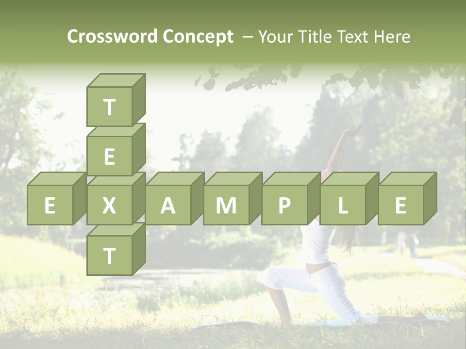 Yoga Lifestyle Meditation PowerPoint Template