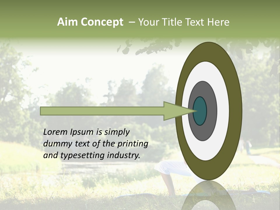 Yoga Lifestyle Meditation PowerPoint Template