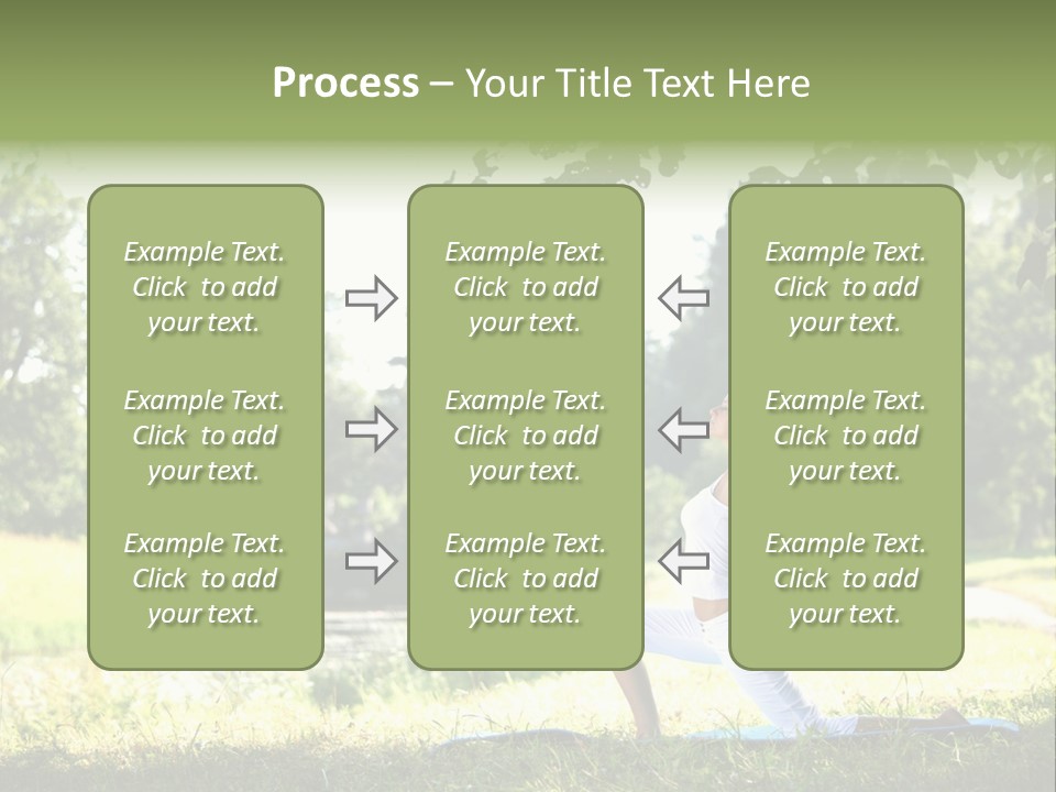 Yoga Lifestyle Meditation PowerPoint Template