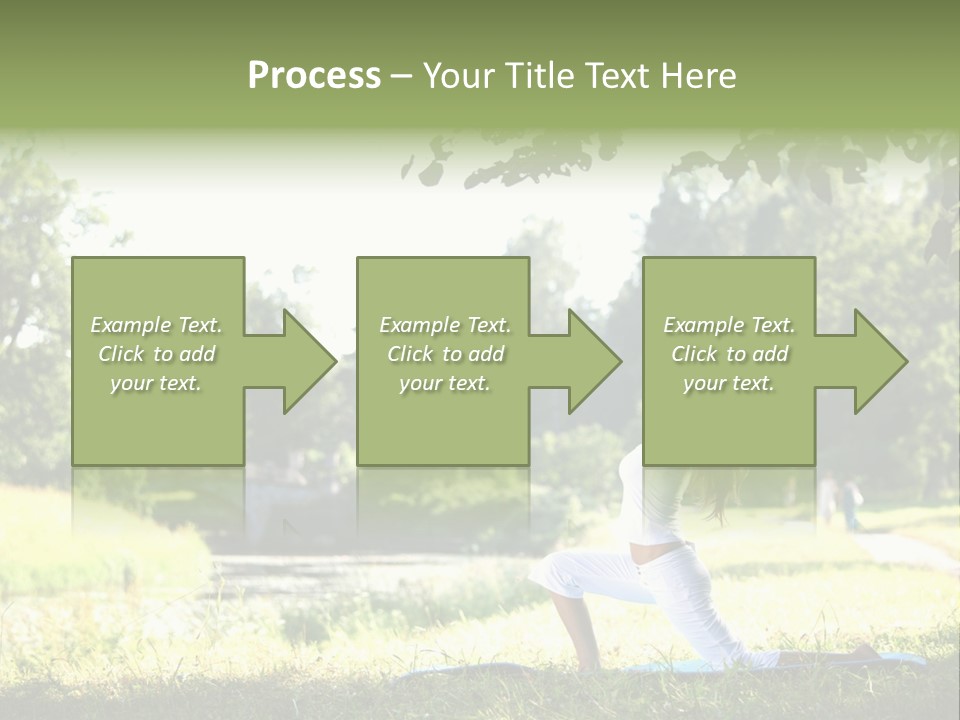 Yoga Lifestyle Meditation PowerPoint Template