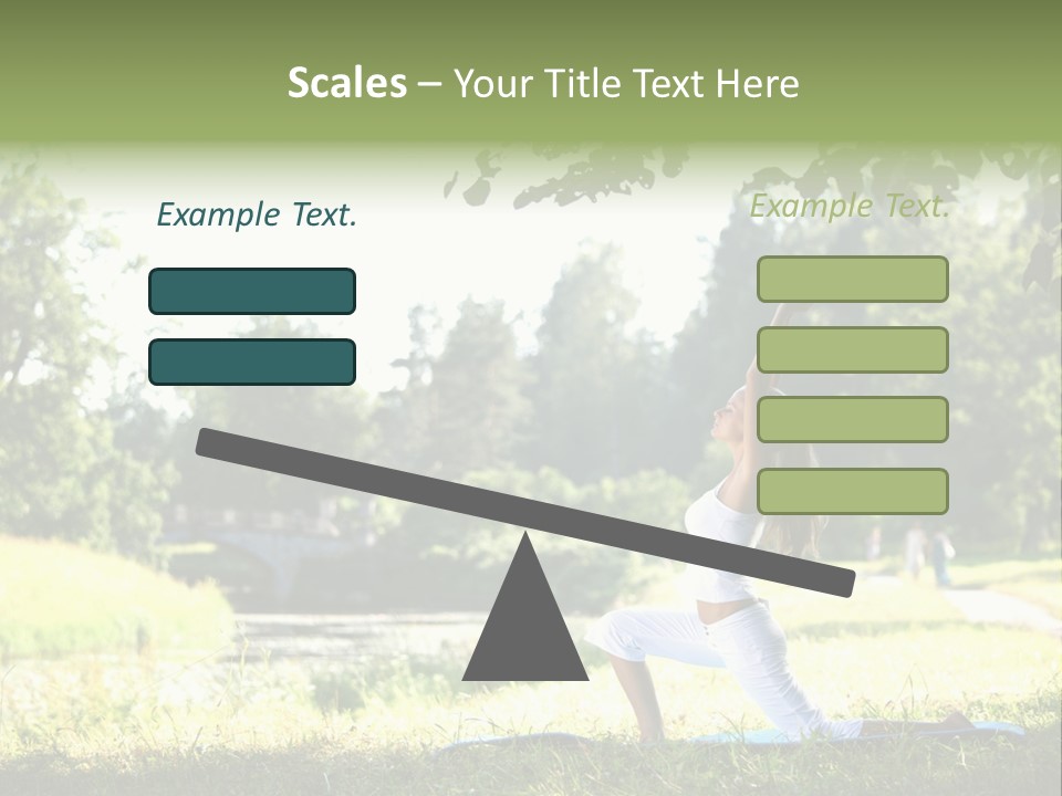 Yoga Lifestyle Meditation PowerPoint Template