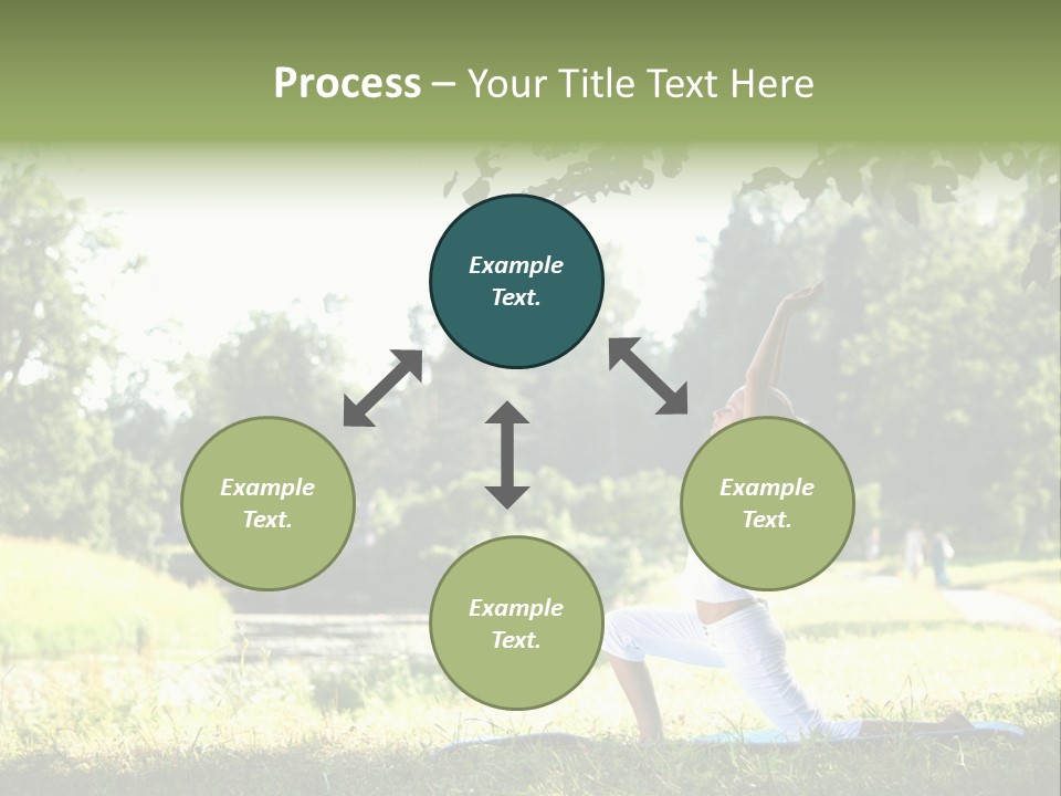 Yoga Lifestyle Meditation PowerPoint Template