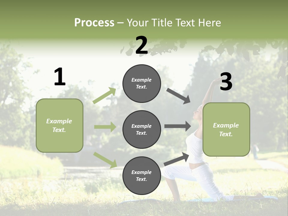 Yoga Lifestyle Meditation PowerPoint Template